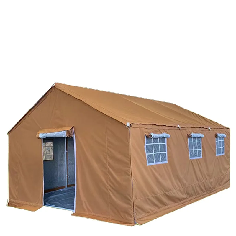 Frame Arabian large activity style tent outdoor desert middle relief tent Khaki Arabian tent