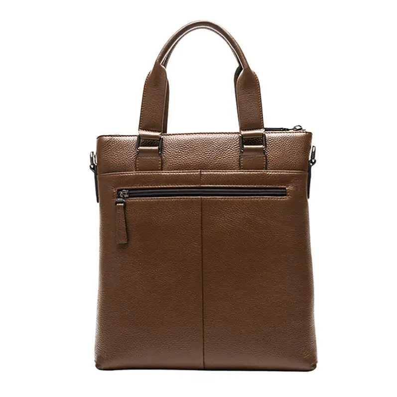 Factory Eco New Hot Mid-High Quality Genuine Real Leather Promotional Custom Men Crazy Horse Leather Briefcase