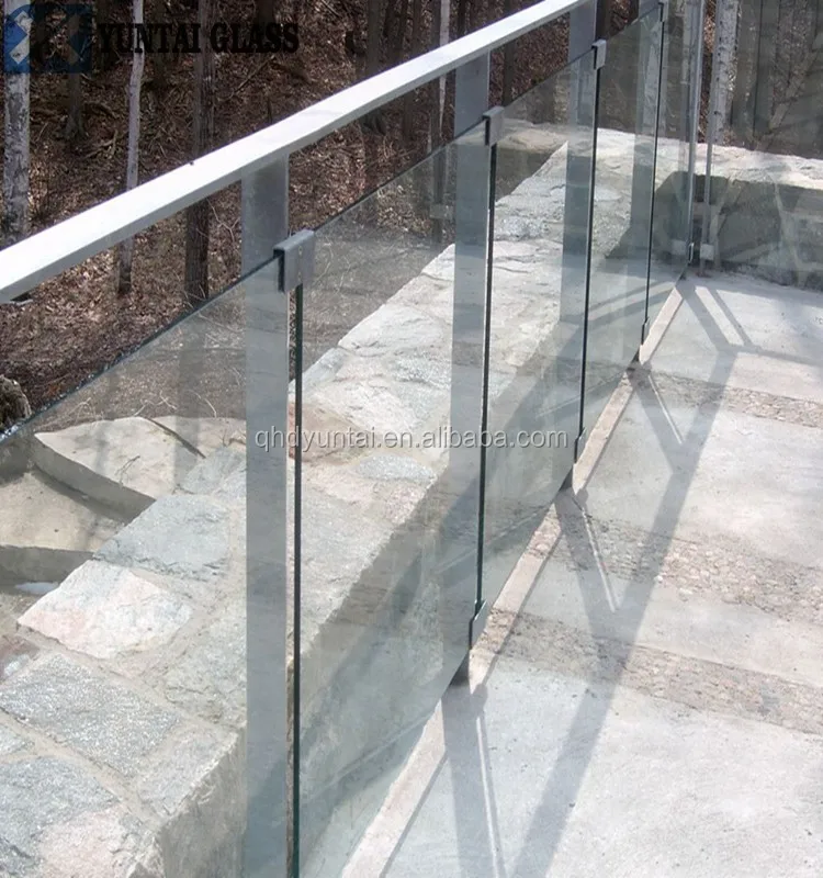 6mm 8mm 10mm 12mm tempered glass clear low iron flat door curved shower screen balustrade Padel Glass