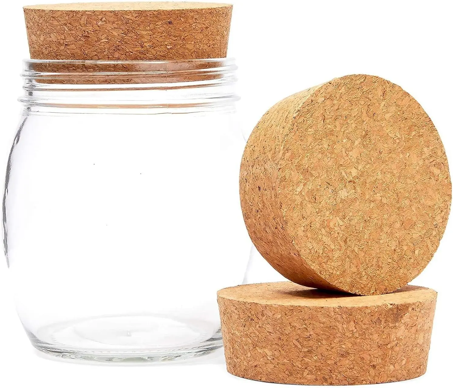 Hot Sale Wooden Cork Ball Stopper for Wine Decanter Carafe Bottle Replacement