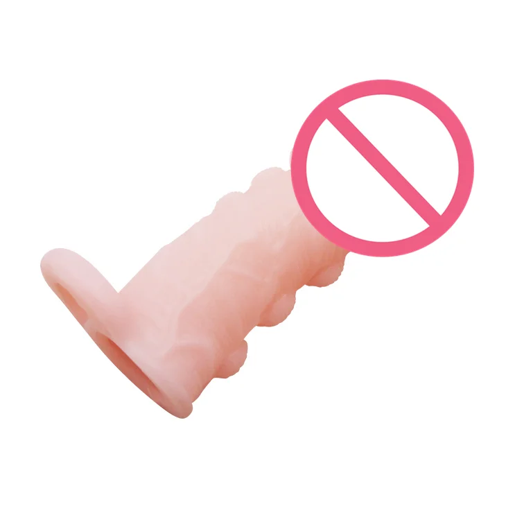 Realistic Soft Penis Condom Cock Penis Sexual Delay Ejaculation Toy for Men