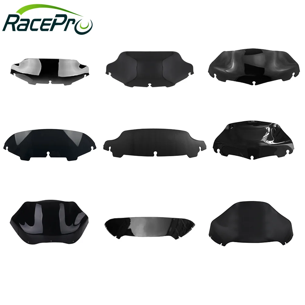 Custom Motorcycle Windscreen Windshield Wind Deflector for Harley Davidson Touring Street Electra Road Glide 1996-2019