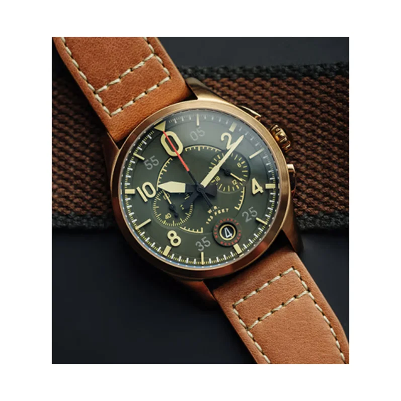 Fashion stainless steel case calendar stopwatch Miyota movement men leisure quartz watches