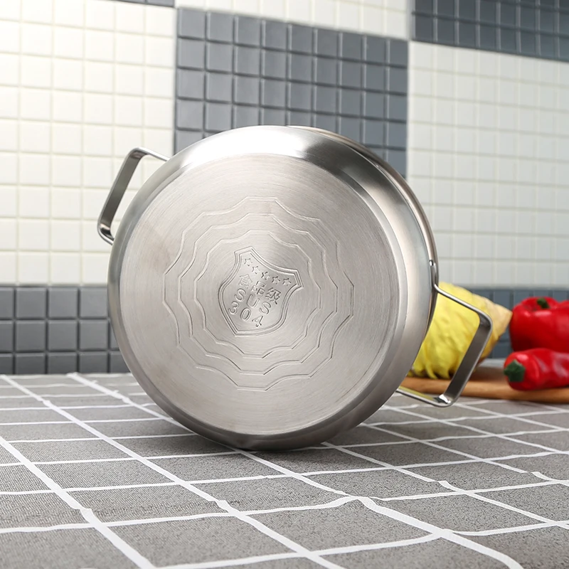 Drop Shipping Large Double Layer Steamer Cooking Pot Cookware Sets Stainless Steel