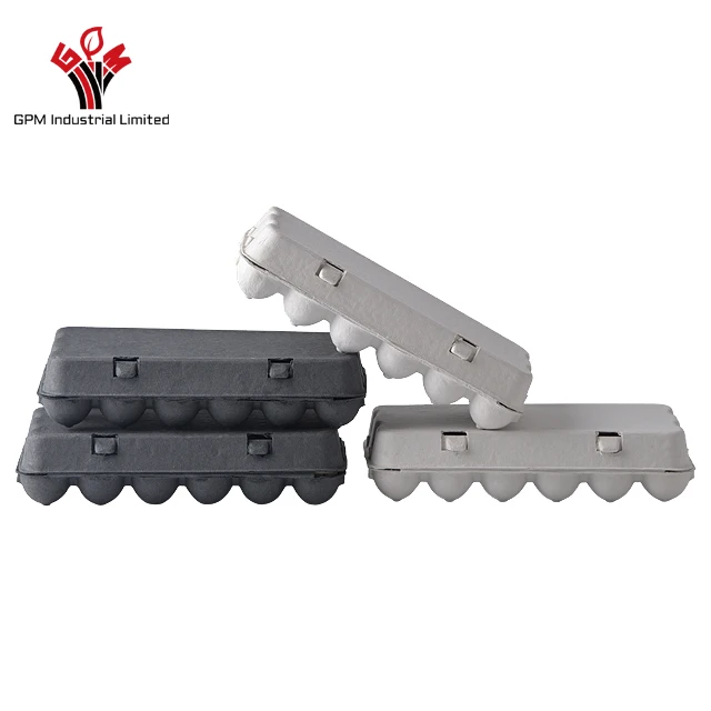 Biodegradable customize color paper pulp18 holes quail eggs packing box