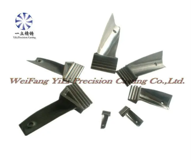 Turbocharger turbine blade used for detroit diesel spare parts