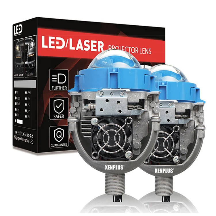 XENPLUS LP3 Super Bright 12V 32W 5500K Universal 3 Color Beam HID Projector Lens