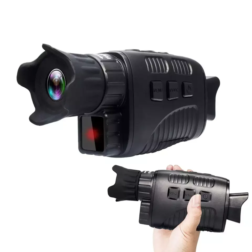 New Monocular for Long Range Night Vision Binoculars MAX Black LED OEM Factory Sensor Zoom Video CMOS Dynamic Steps Color TFT