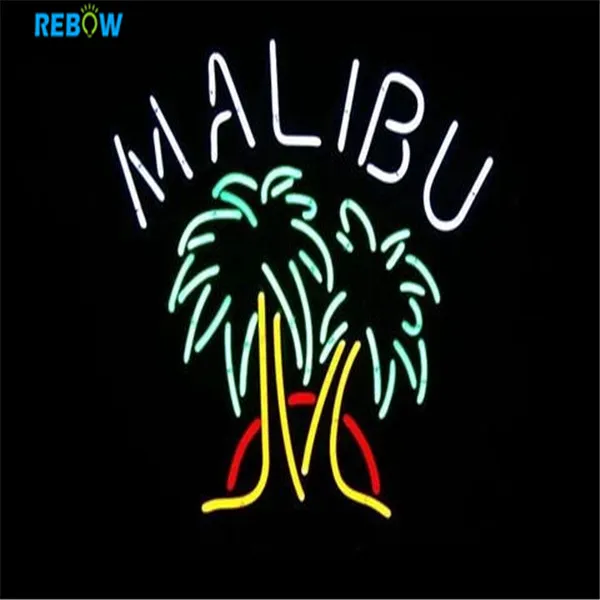 Rebow Flexible Led Board Wall Tube Signs Bar Palm Tree Neon Sign