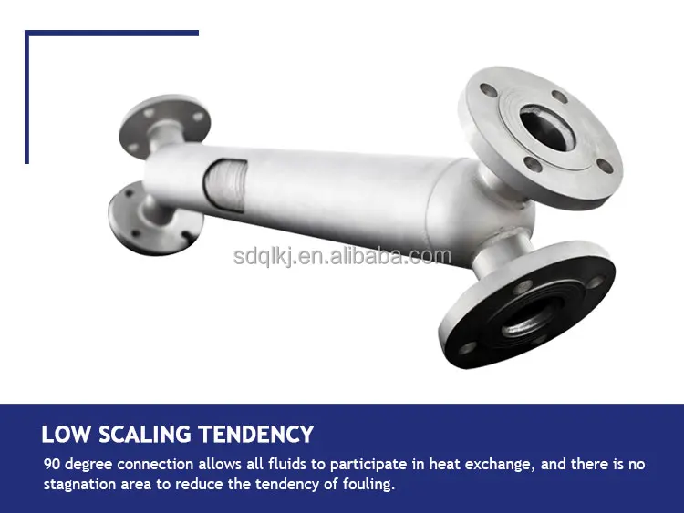 High Efficient Stainless Steel Spiral Wound Steam To Water Tube Type Exchanger
