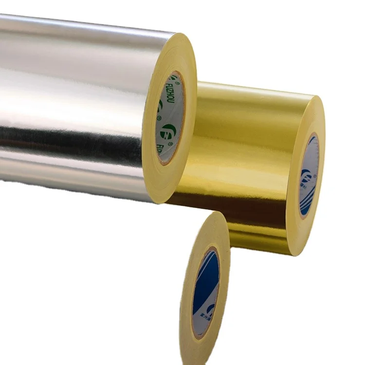 Self Adhesive Golden Aluminum Foil Sticker Paper in sheet or roll