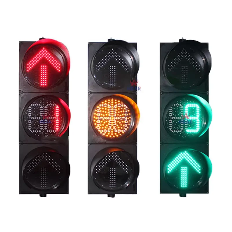 traffic lights 200mm 300mm traffic light signal Factory price 12v LED traffic signal Light for Sale