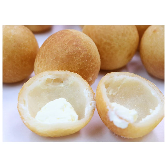 Rich aroma fluffy texture cheese ball Japanese products snacks