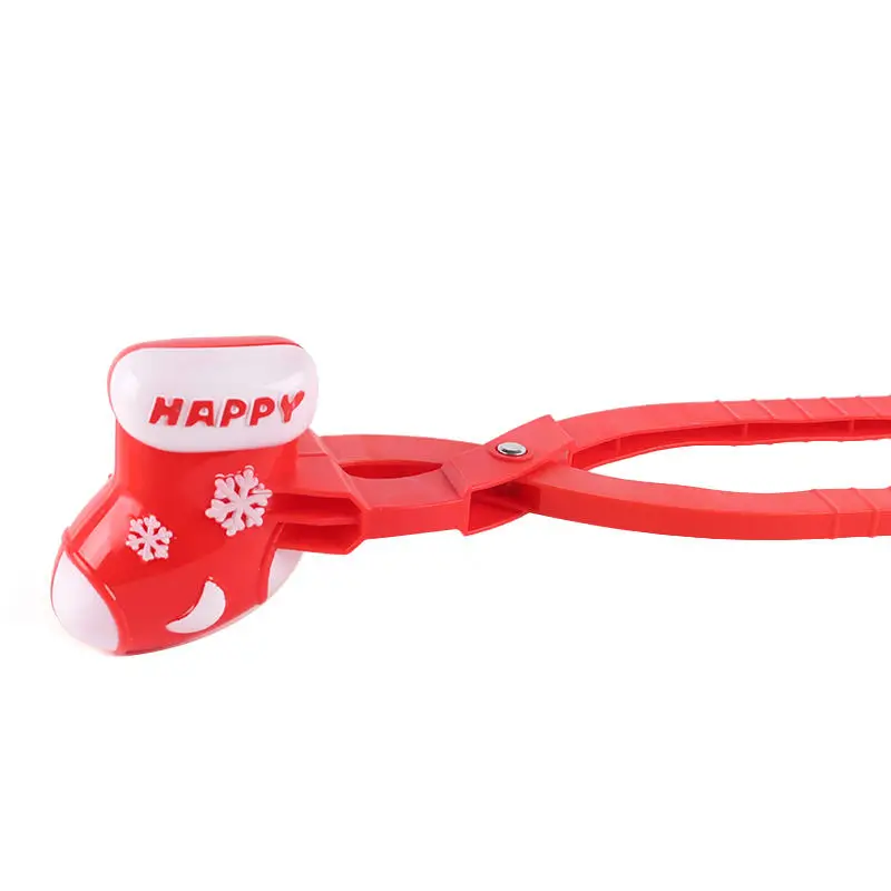 Christmas Tree Plastic Snowball Maker Snow Ball Toy Game for Kids Professional Supplier Winter Snow Fight Clip w/ Handle