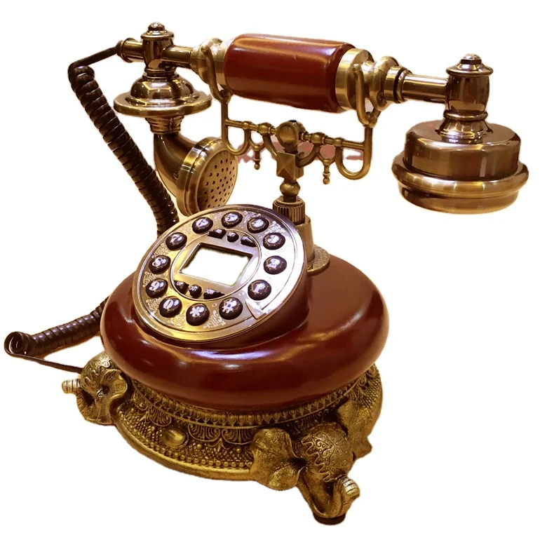 Wired fixed antique European living room telephone wireless sim card landline