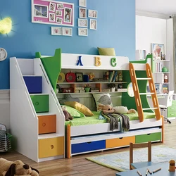 805 # новая модель деревянной мебели для спальни, детская двухъярусная кровать из Гуандуна