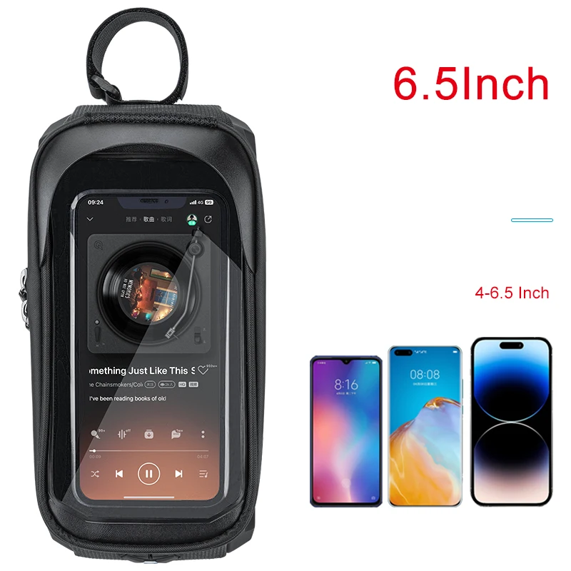 Bicycle Accessories Frame Front Top Tube Cycling Bag Waterproof Phone Case Touchscreen Bag MTB Pack Bike Bag