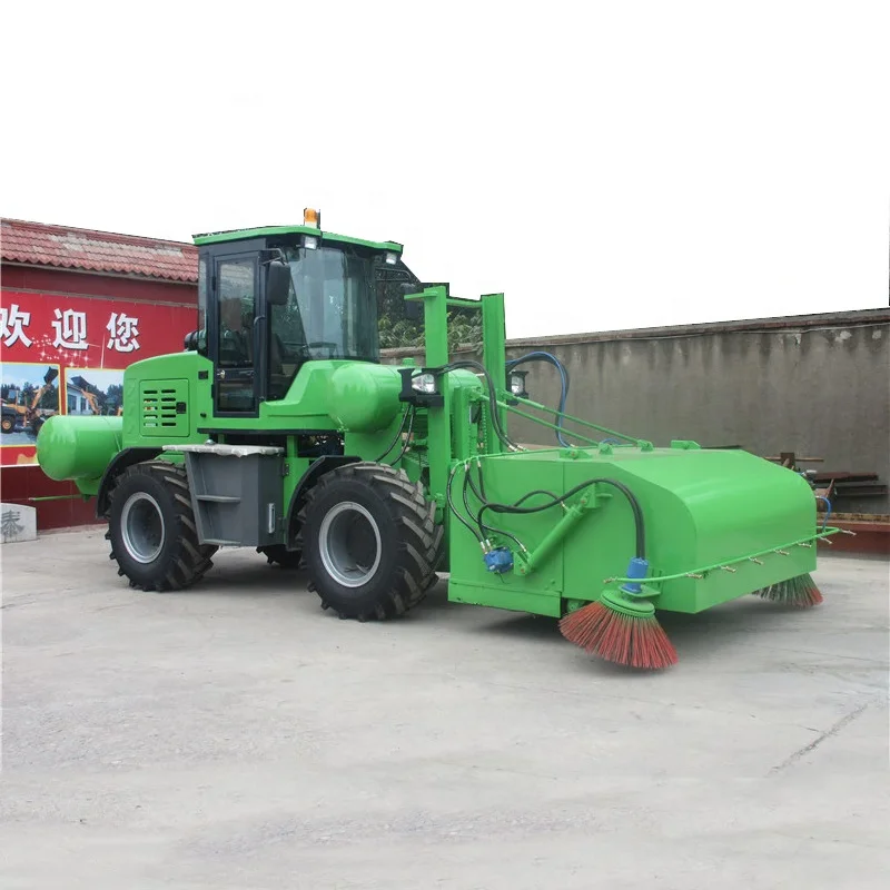 5200Kg Construction Works Wheel Loader Street Floor Special Road Sweeper