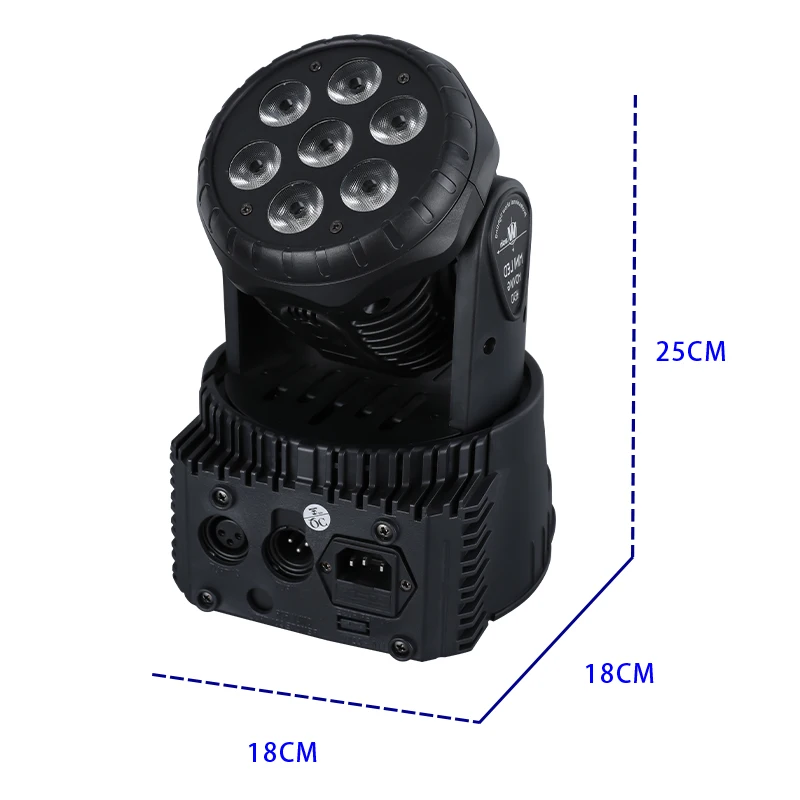 China Factory 7X8W 4in1 LED Par Light RGBW Moving Heads Stage Par LED DMX