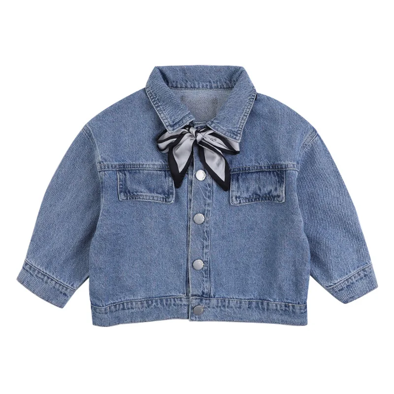 Toddler Kids Denim Jacket New FASHION Baby Girls  Sequin Denim Jacket Kids Clothes