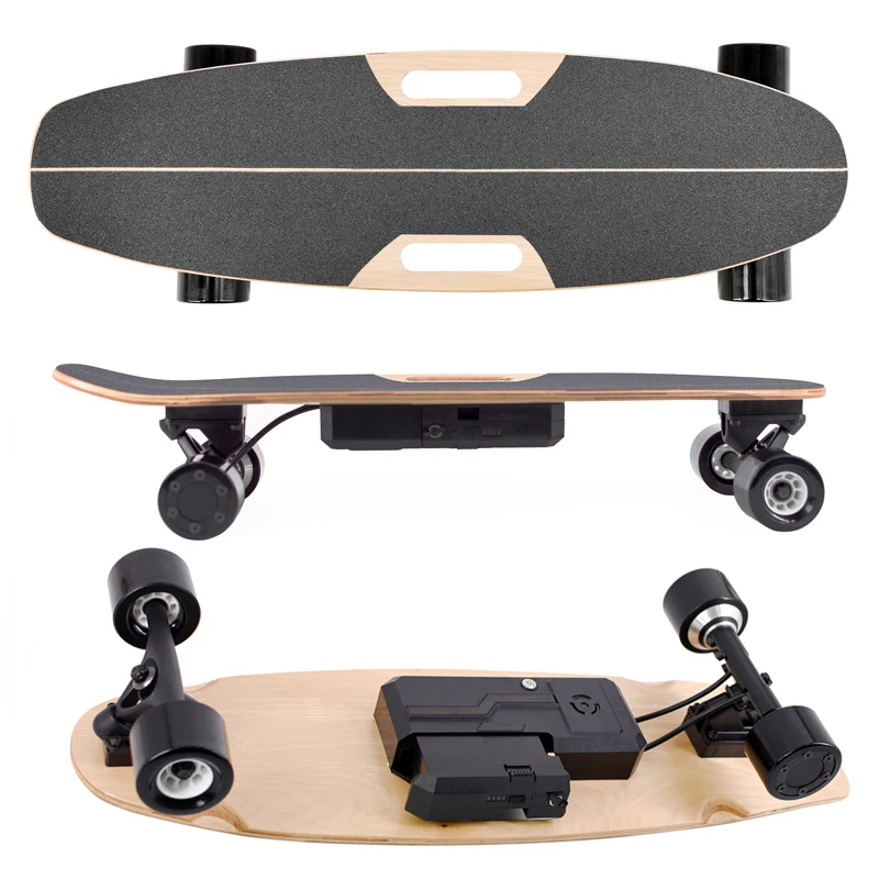 Best Selling Cheap New 29.4v 4 wheel drive all terrain Lithium Battery Electric Electric Skateboard For Adult