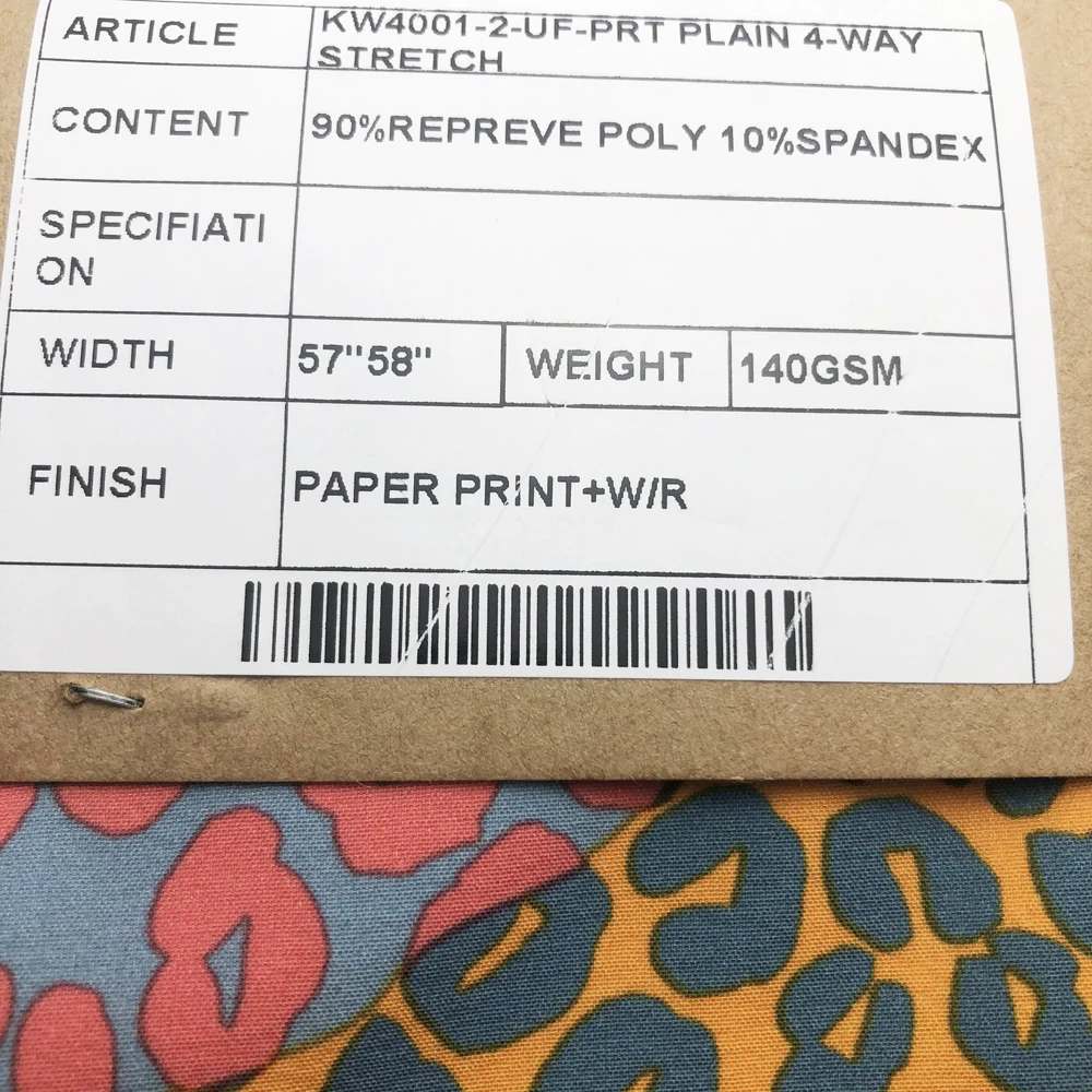 Beachshorts Supplier 4 Way Stretch Polyester Spandex Fabric