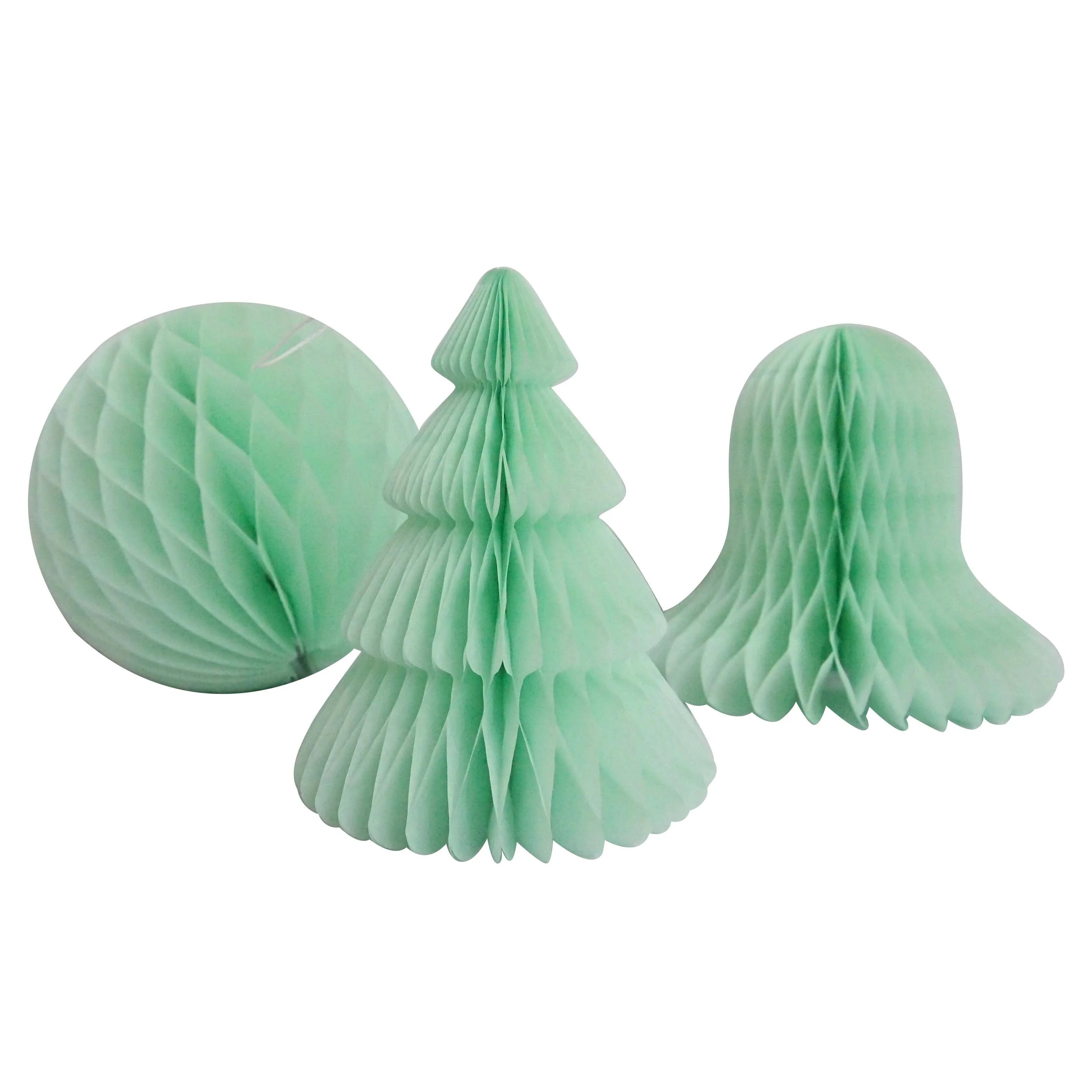 EASTTERN PARTY new design Small honeycomb decoration  for Christmas  party tree ball  bell