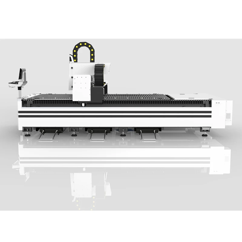 
FHBS 2000w raycus laser metal cutting bed 3000w cnc metal sheet fiber laser cutting machine cut free manpower 