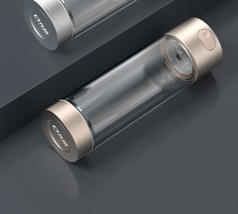 Usb Rechargeable 9000ppb Hydrogen Rich Water Bottle Generator Molecular Cup