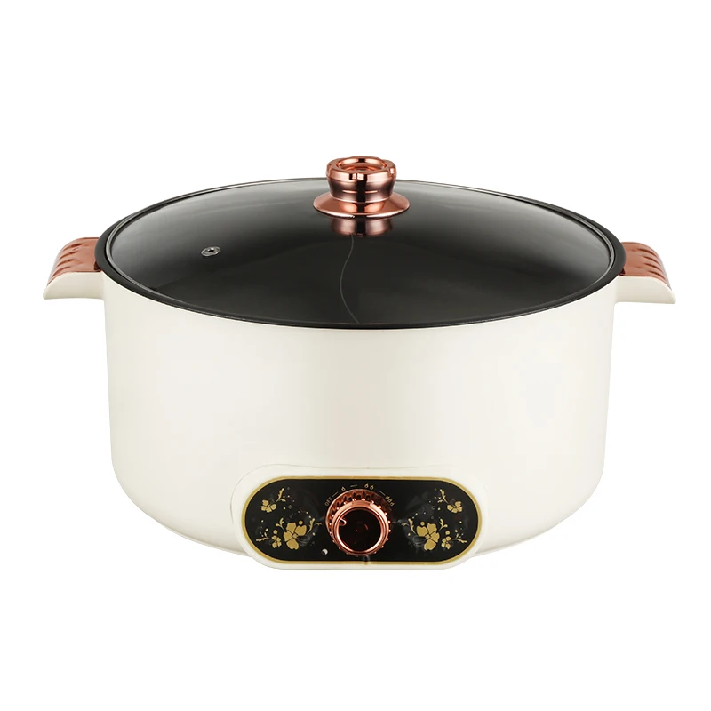Yuedisi Wholesale 5L Double-flavor Hot Pot Electric Hot Pot Multicooker Non-stick Cooking Frying Pot