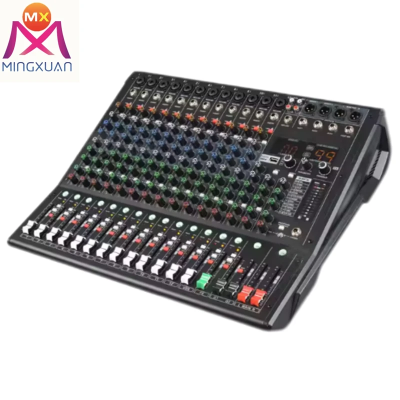 Sound System Mixer 12 Channels Powered 99 DSP Effect USB Audio Studio Mixers Professional