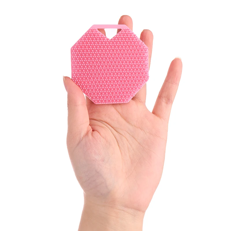 Cosmetic Tool Manual Massager Face Exfoliate Black Pore Cleaner Waterproof Silicone Face Scrubber Facial Cleansing Brush