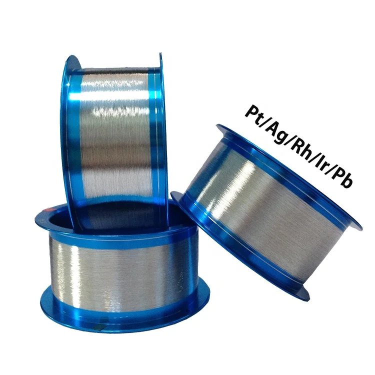 high purity 99.99% Rhodium/Iridium/Silver/Platinum/Palladium wire
