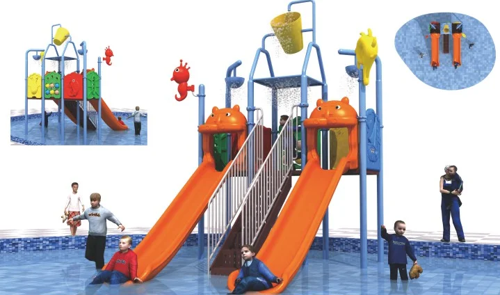 Pools Swimming Outdoor Plastic Inground Water Park Equipment Slide for Sales