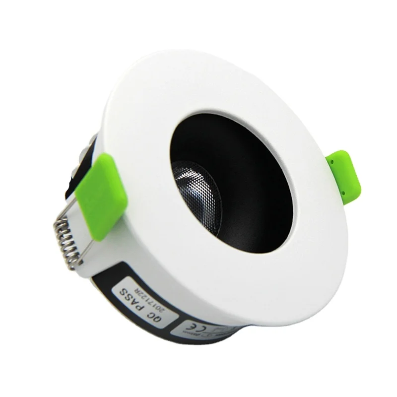Round Lamp Housing COB LED Dimmable Recessed Down Light 5 Years Warranty 4000k 5000k Selectable LED Recessed Downlights