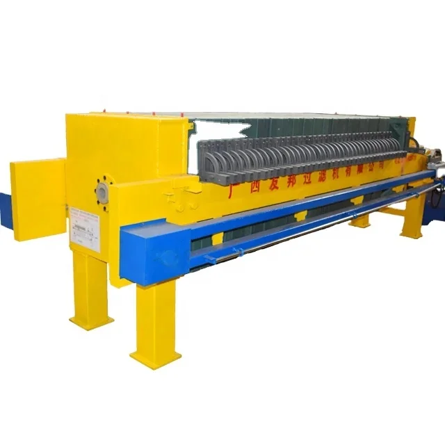 High efficiency ceramic slurry clay high pressure filter press