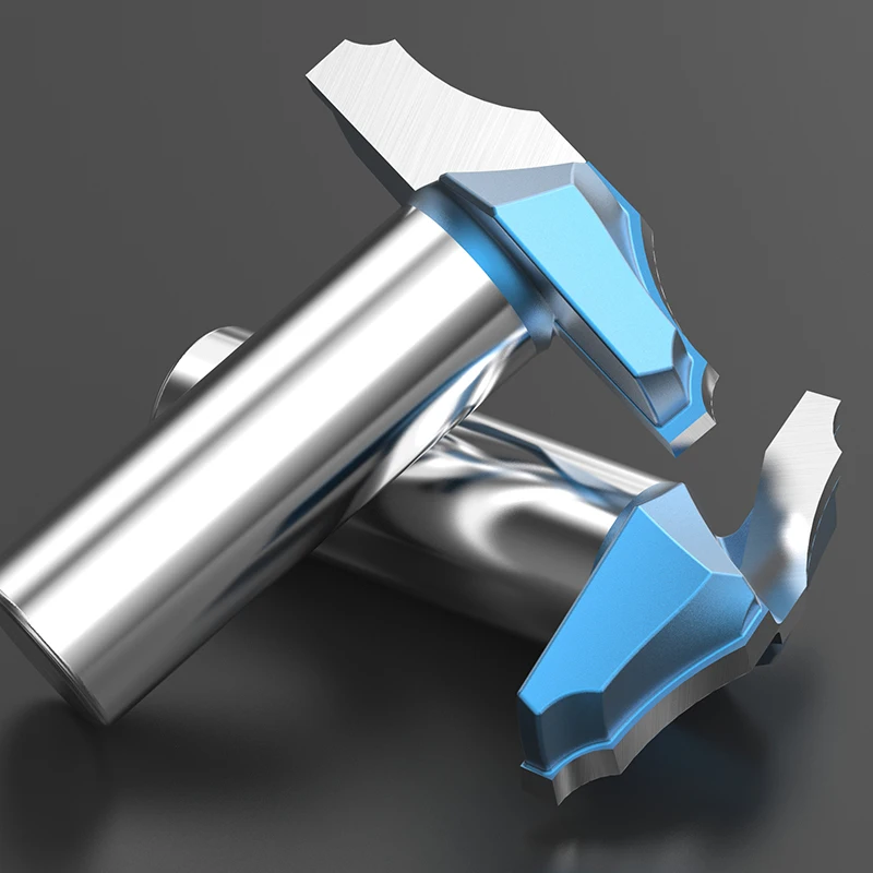 HUHAO double roman ogee router bit wood CLASSICAL PLUNGE BIT tungsten woodworking slotting router bit 6849