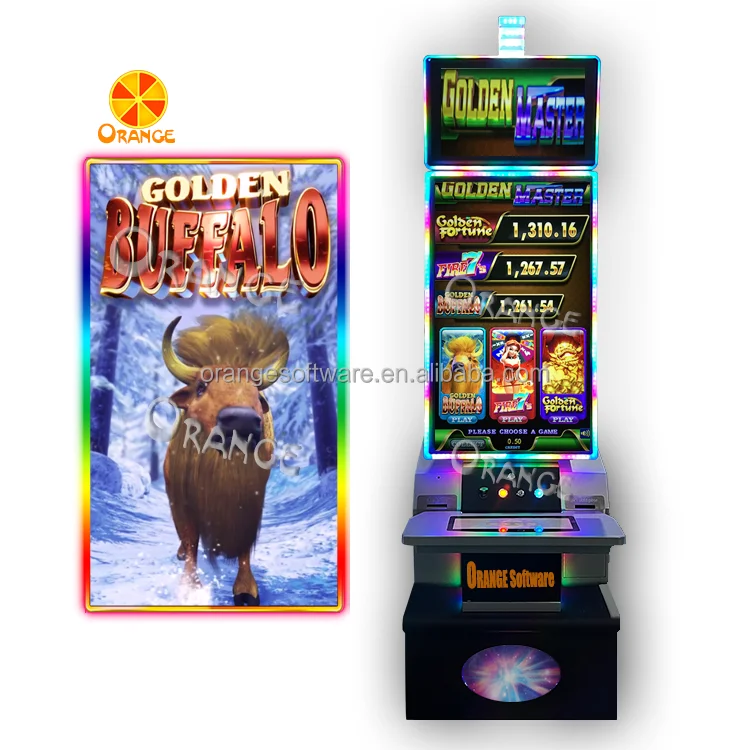 IGS arcade  skill  Games Golden Master Vertical Skill 3 IN 1 Game Board Multigame Gaming Machine Golden Buffalo Golden Fortune