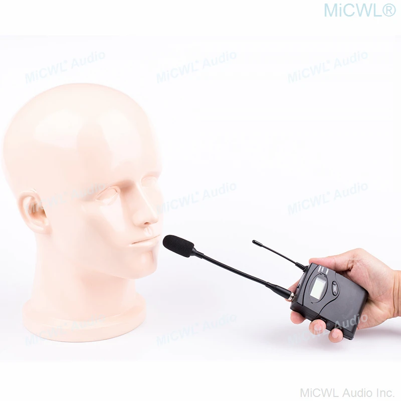 Portable Gooseneck Interview Music Instrument Cardioid Microphone For EW SK100 300 500 G2 G3 G4 G5 BodyPack Transmitter