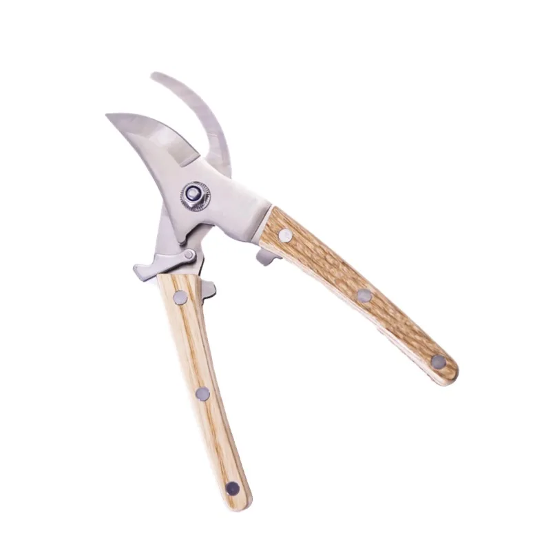 Wholesale Garden Hand Pruning Shears  With Wood Handle