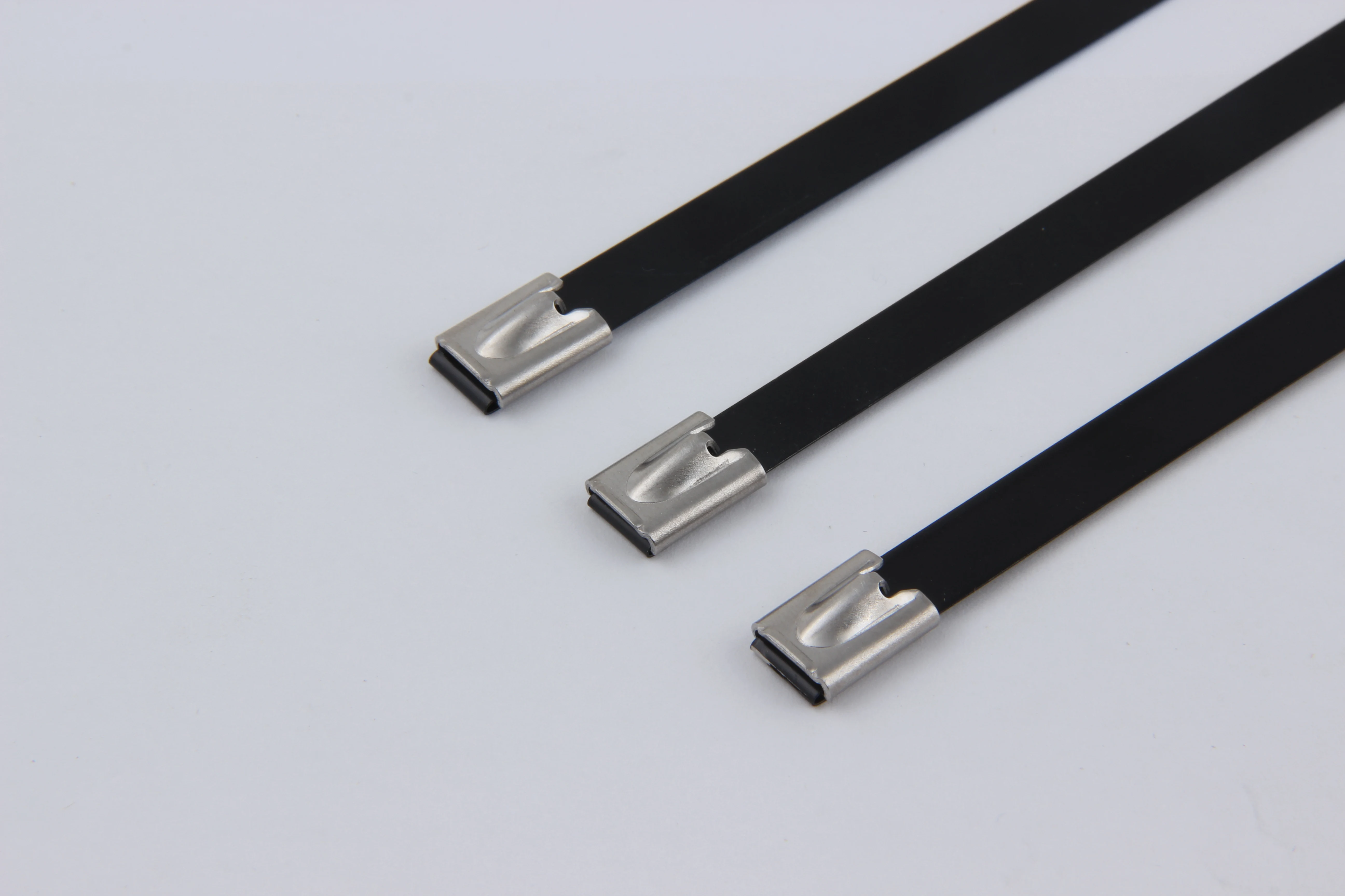 self locking pvc coated stainless steel cable ties
