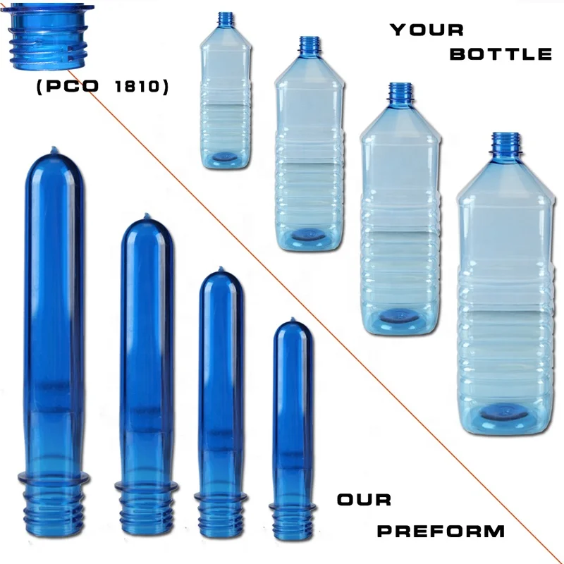 New SinoPak TEC China Quickly Shipment High Superior quality 25/30 neck Water transparent PET 200ML 300ML 500ML 5 gallon preform