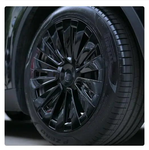 New Arrived 2023 19 Inch Wheel Hubcaps for Tesla Model Y Performance 2022  Replacement Cap X Automobile Hubcap Full Rim Cover