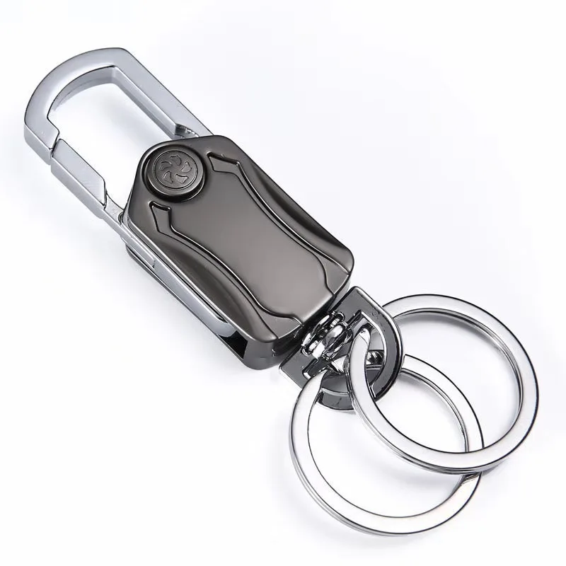 Creative Gyro Metal Keychain Customized Logo Cell Phone Holder Keychains for Promotional Gifts Bottle Opener Clasp Key chain