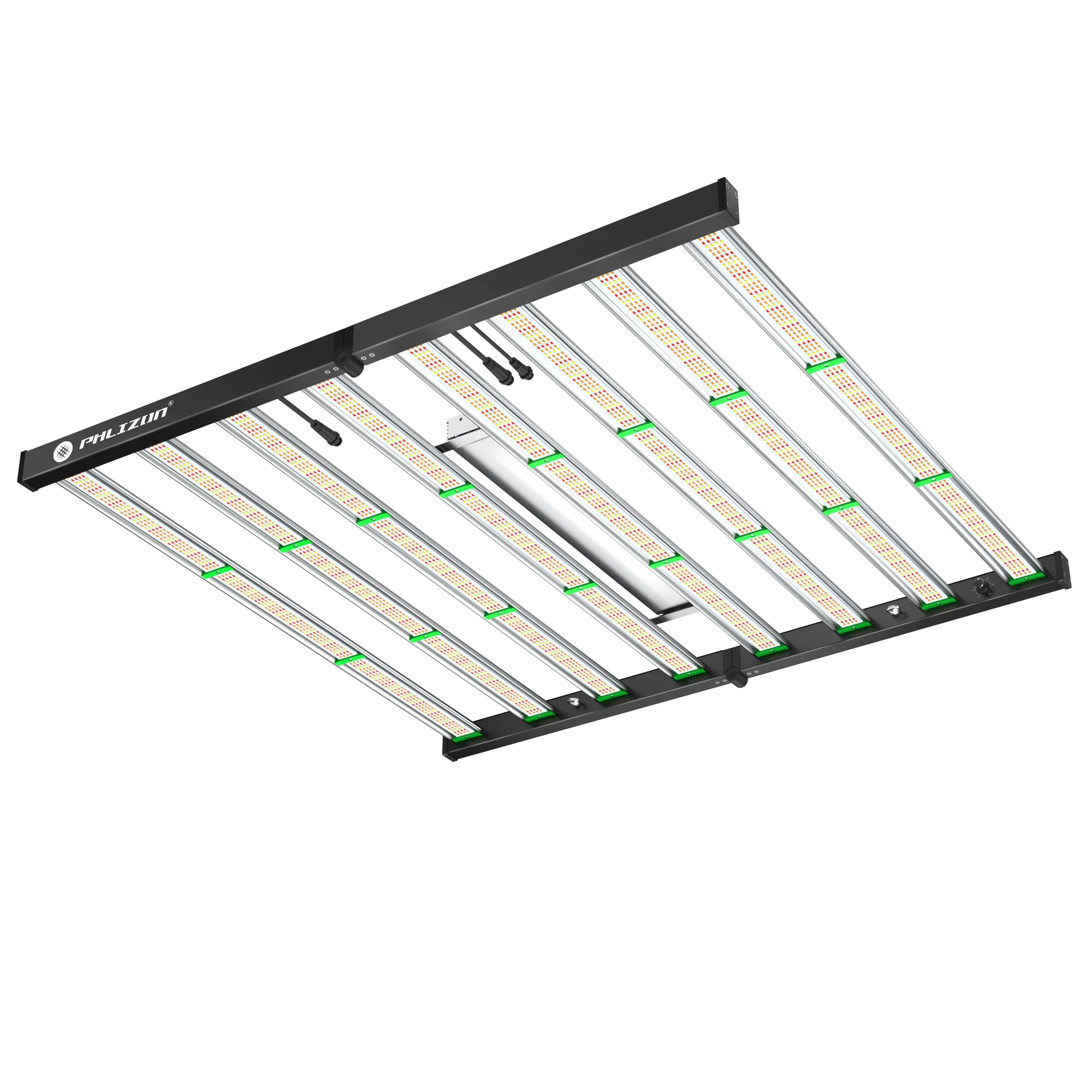 Phlizon 800w LED Grow Light 2.4 - 2.8 umol/J High Efficacy Dimmable Indoor Plants Growing Lamp