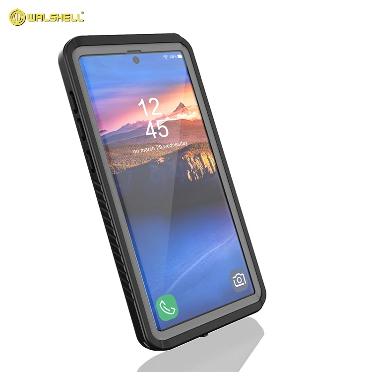 For Samsung note 10 plus shockproof case cover with built in screen protector waterproof carrying cases