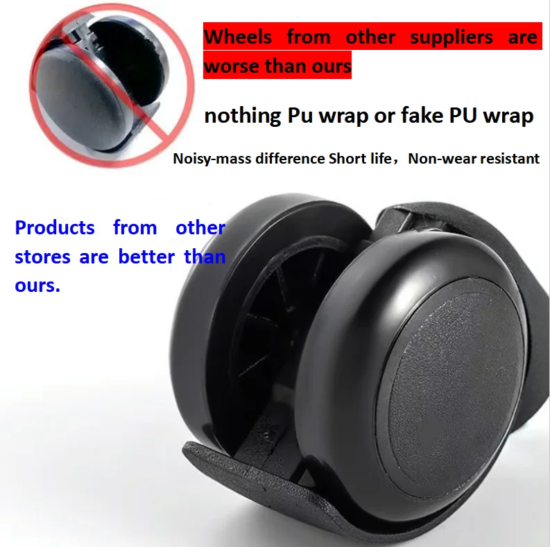 Quiet Swivel Caster Wheels - High Shipping Efficiency, Multiple Colors Available Silent Swivel Caster Wheels - Fast Delivery