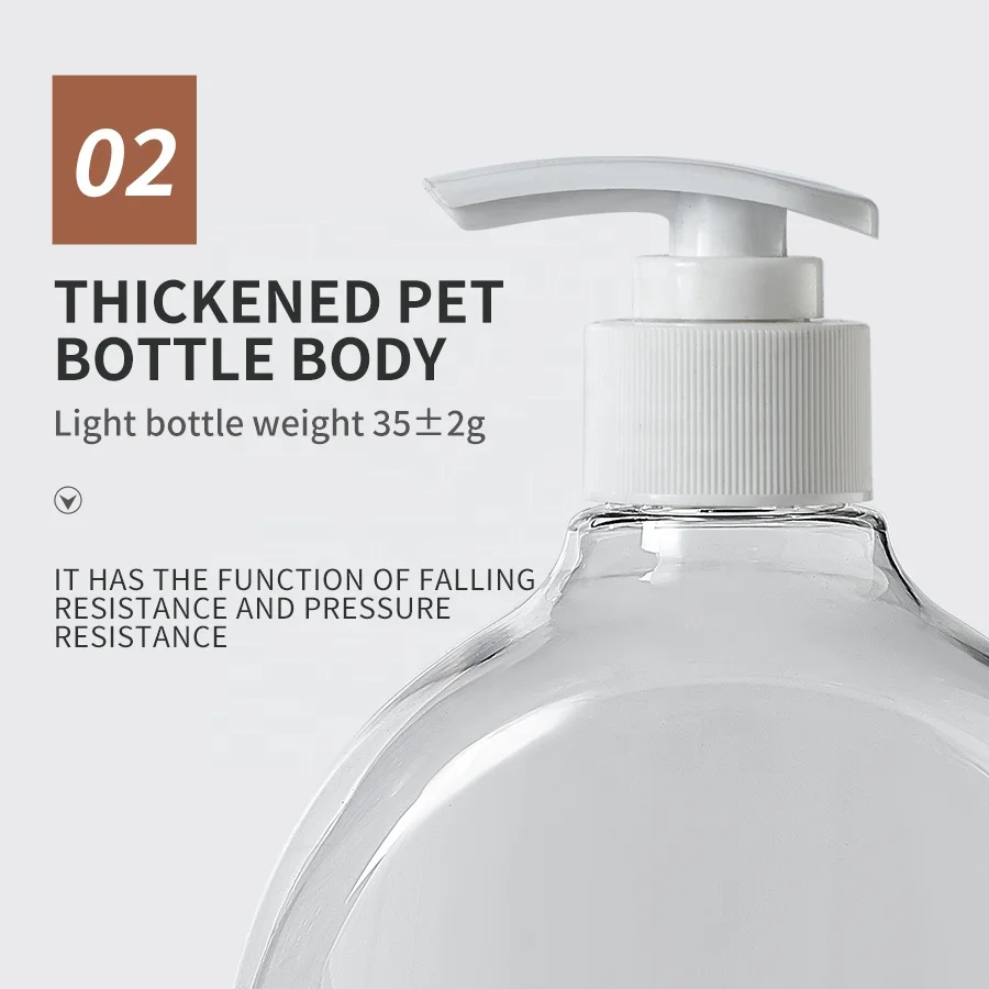 537ml hand wash liquid bottle with lotion pump shower gel bottle plastic hand sanitizer bottle