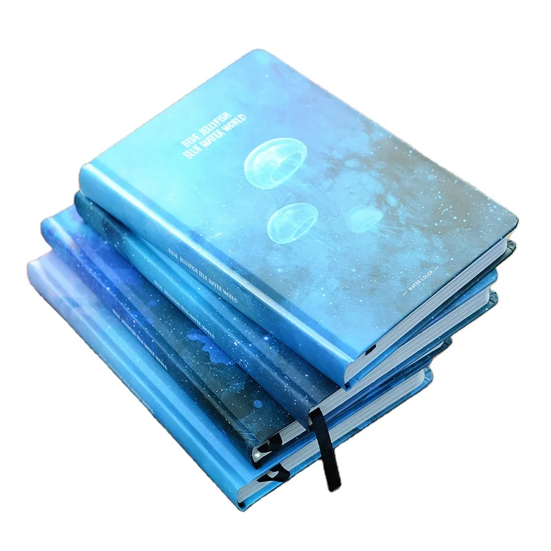 Girl Heart Lovely Delicate Blue Journal Children Diary Simple School Supplies Notebook Planners And Notebooks