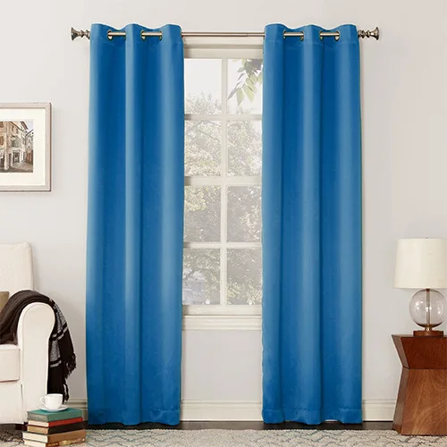 i@home New Style Best-selling Window Decoration Light Curtains Hotel Green Blackout Curtain